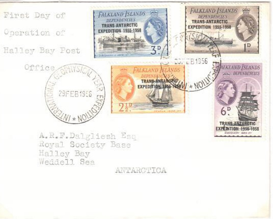 Halley 29.2.1956 IGY Expedition xx56hall