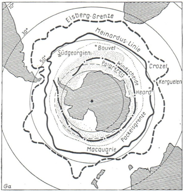 Grenzen der Antarktis Antarktis